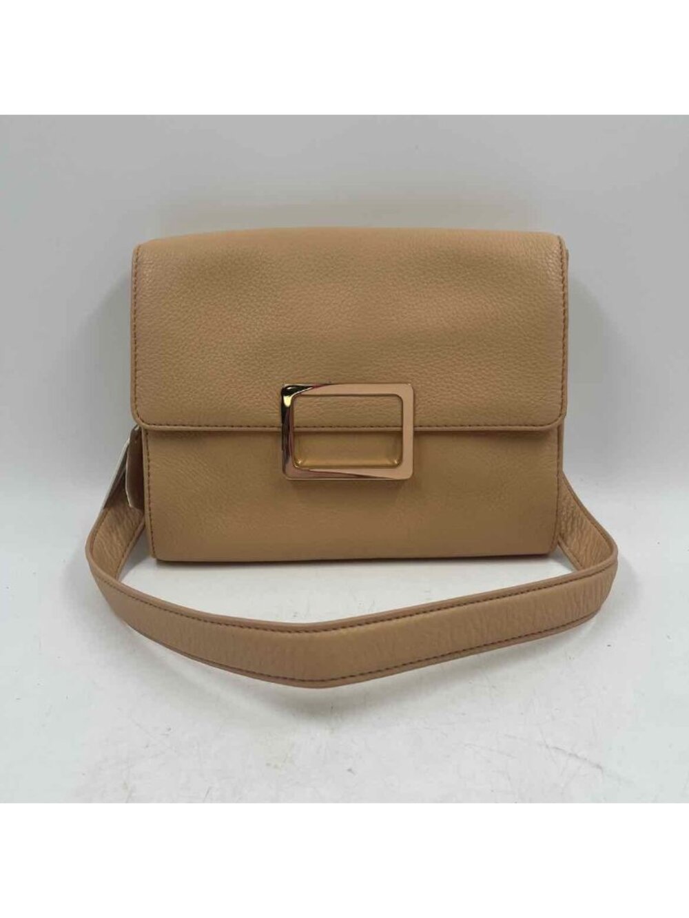 Talbots Leather Shoulder Bag Women's Beige pebbled Purse